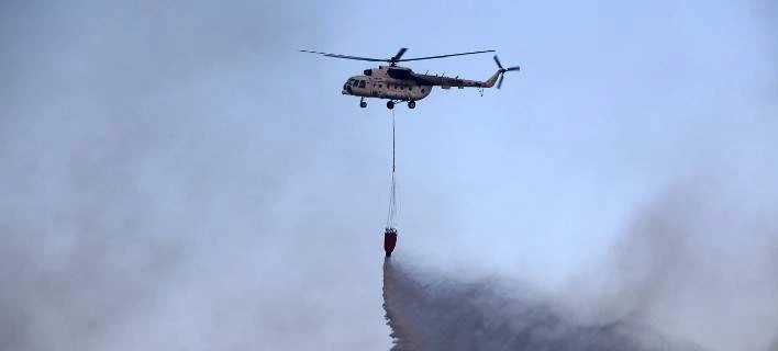 Μεγάλη φωτιά κοντά σε χωριό στα Χανιά – Απειλούνται σπίτια